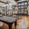 a pool table in a room