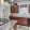 a kitchen with wooden cabinets