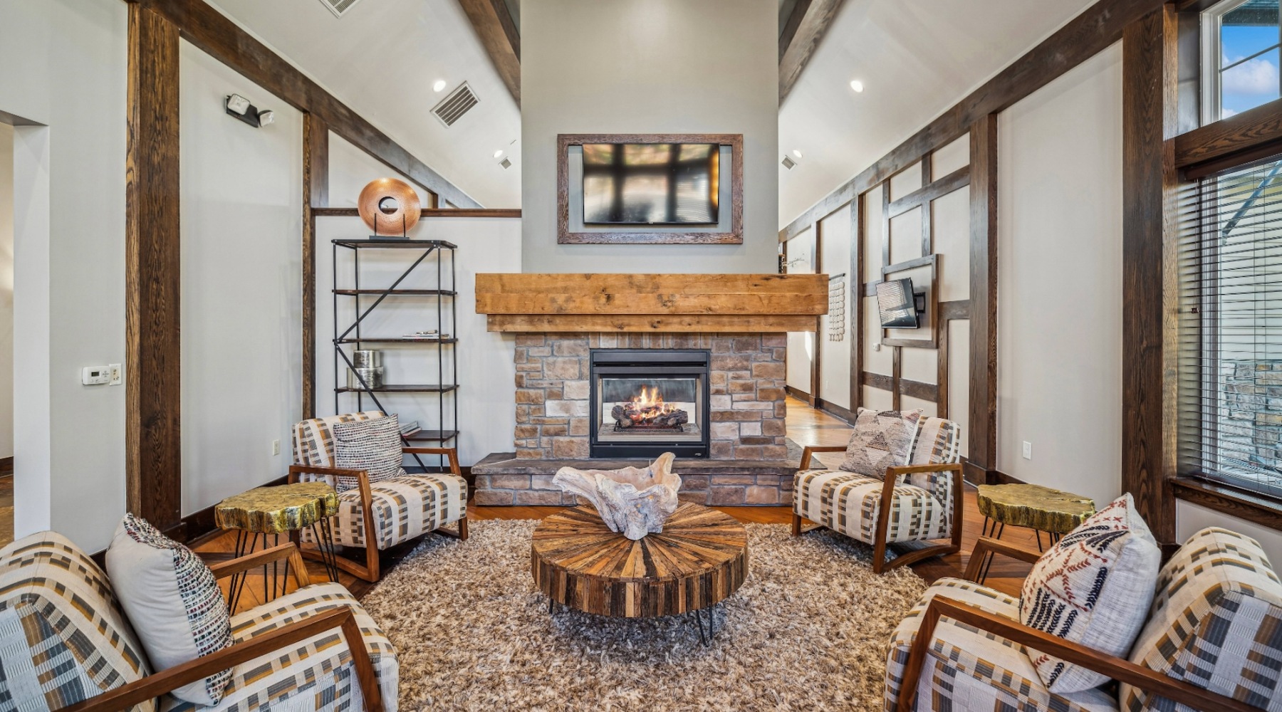 Make this space your own lounge in a bright room with ample seating